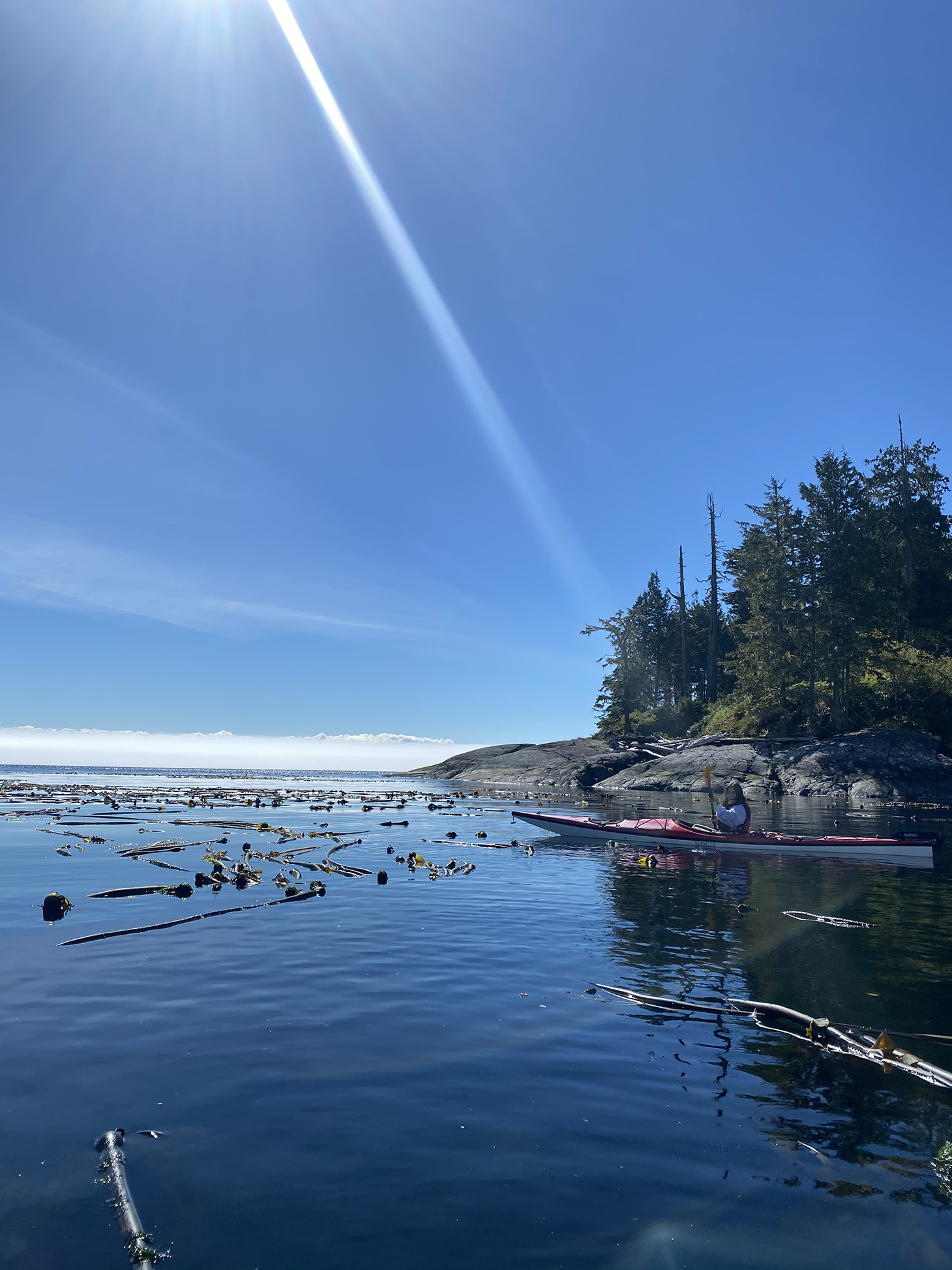 Kayaking on Nimmo Islet