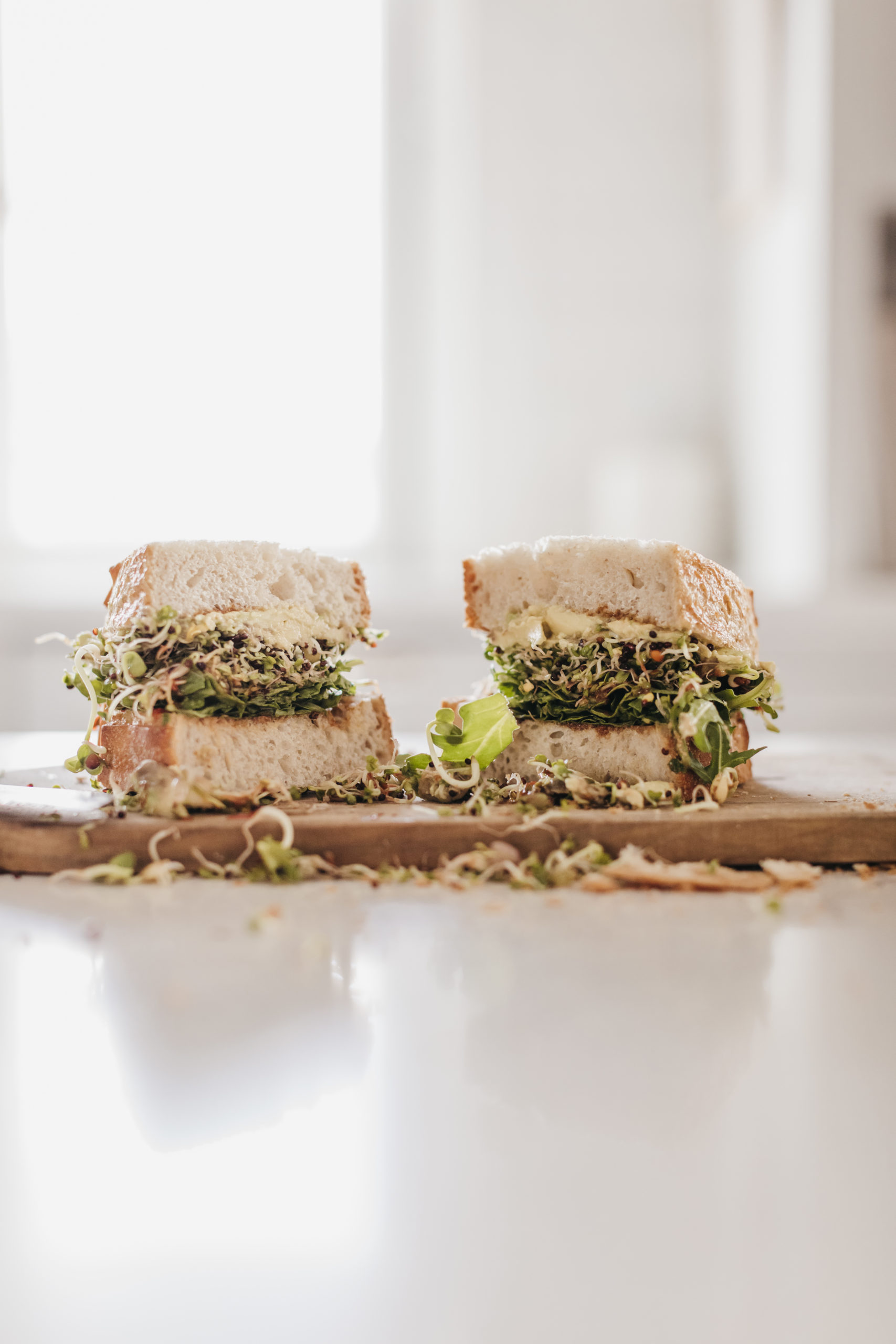 Vegan Sprout Sandwich 