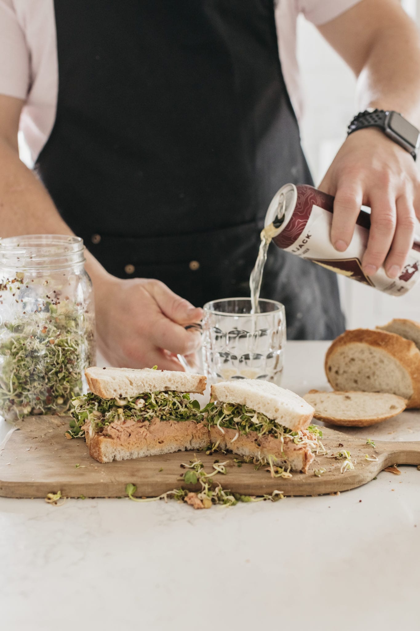 Homemade Sprout Sandwich Recipe Two Ways!